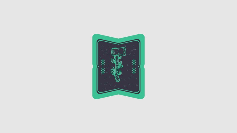 Axe in a Plant