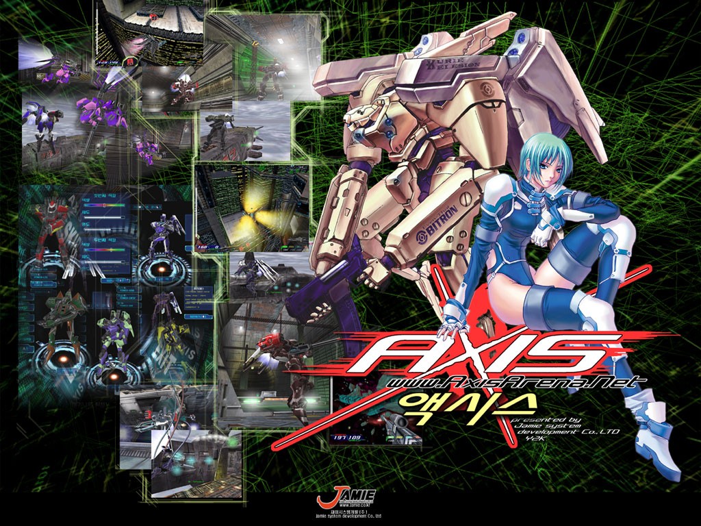 Axis mech combat game art