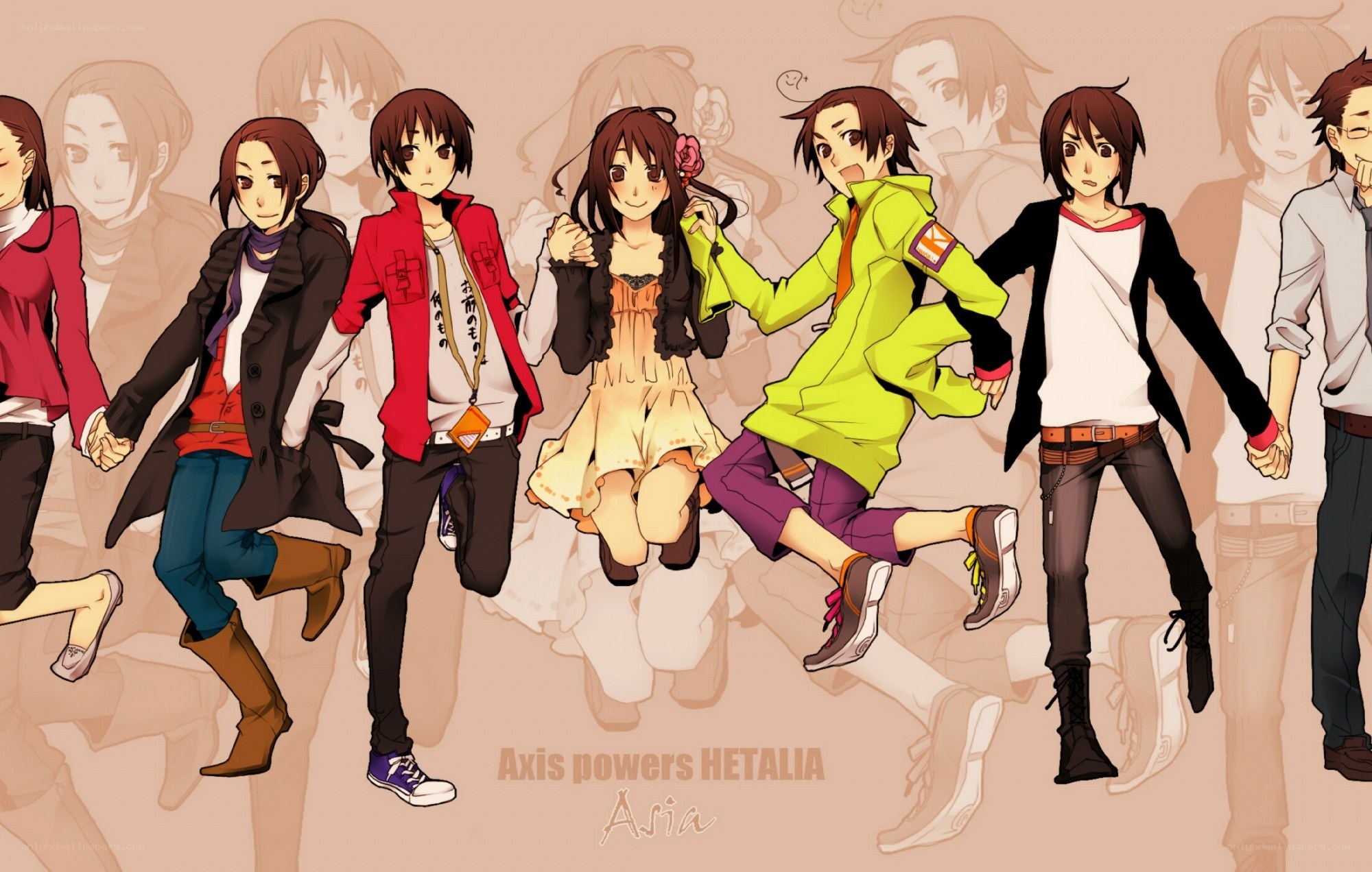 Axis Powers Hetalia Asia characters