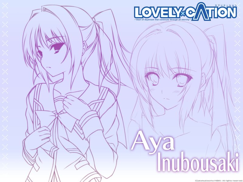 Aya Inubousaki line art