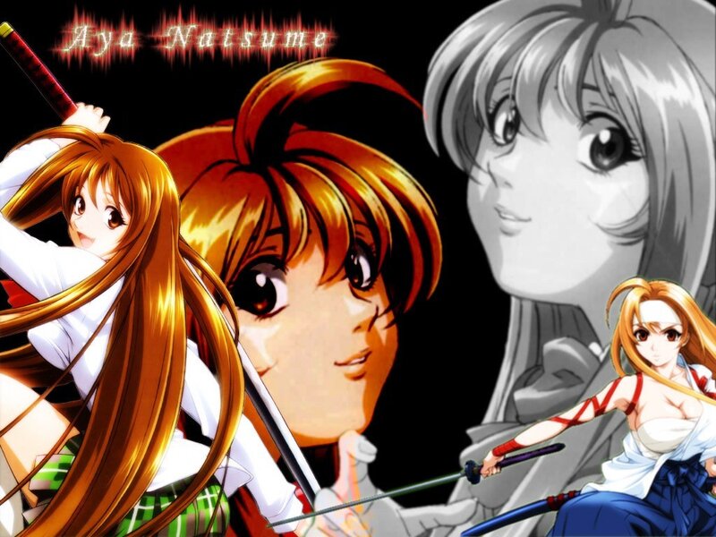 Aya Natsume anime character collage