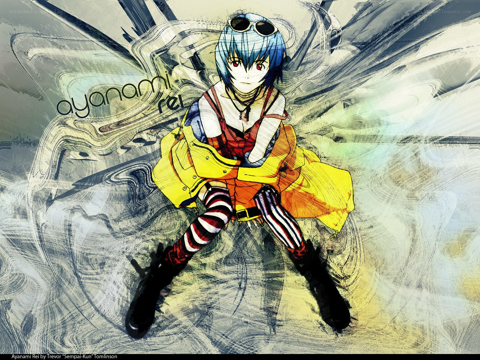 Ayanami Rei anime art