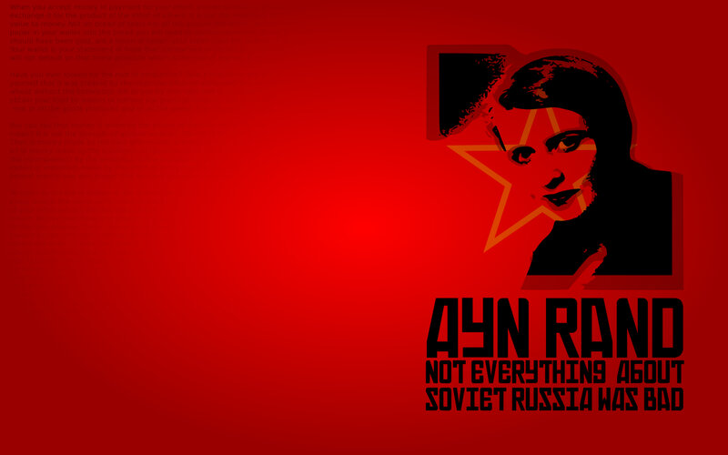 Ayn Rand quote poster