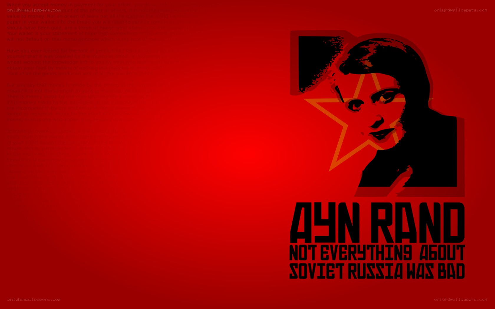 Ayn Rand quote poster