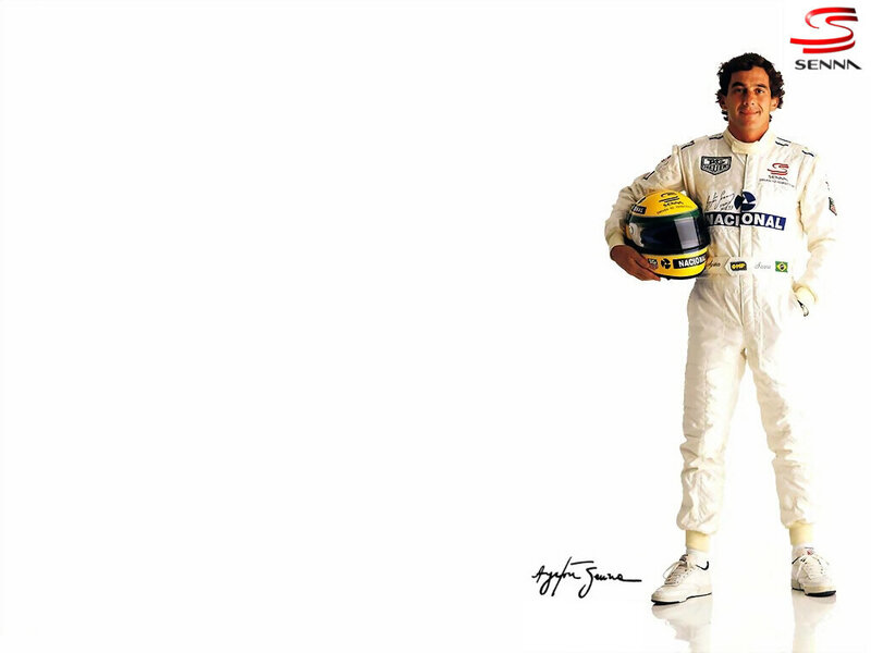 Ayrton Senna portrait