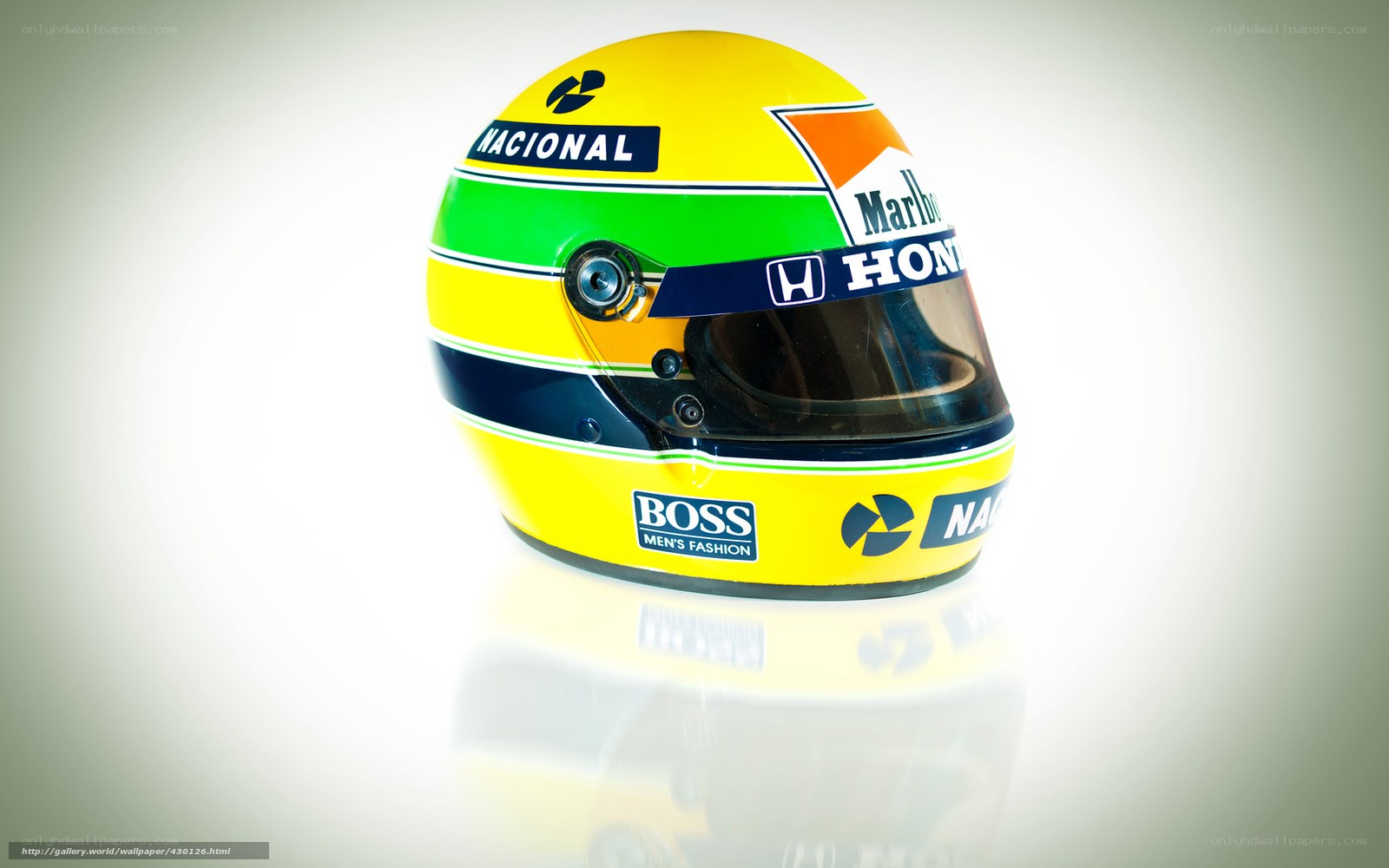 Ayrton Senna's racing helmet