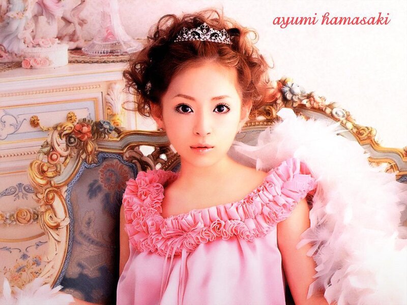 Ayumi Hamasaki in pink dress