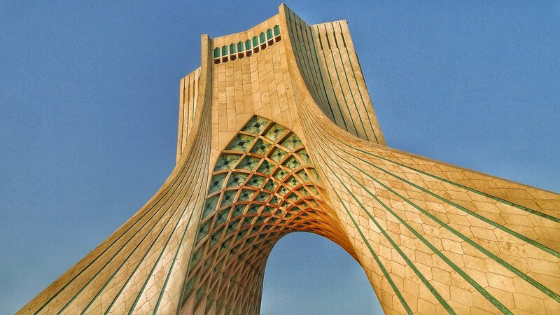 Azadi Tower — Blue