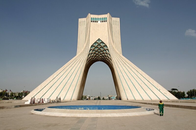 Azadi Tower in Tehran