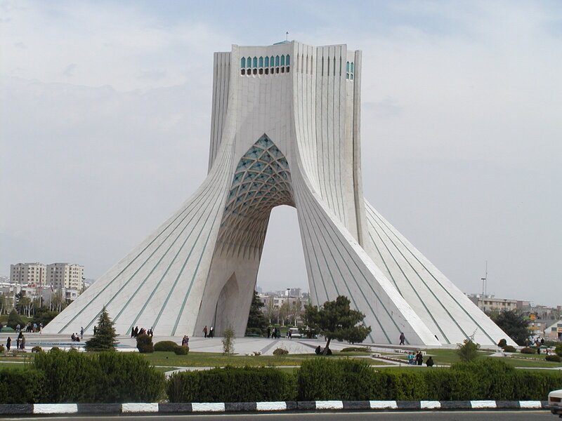 Azadi Tower — White, Serene, Afternoon