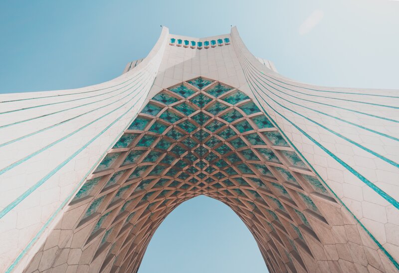 Azadi Tower — White, Serene