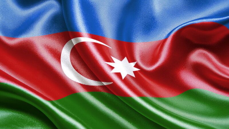 Azerbaijani Flag — Blue, Proud