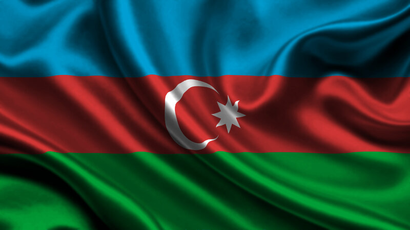 Azerbaijani Flag — Blue