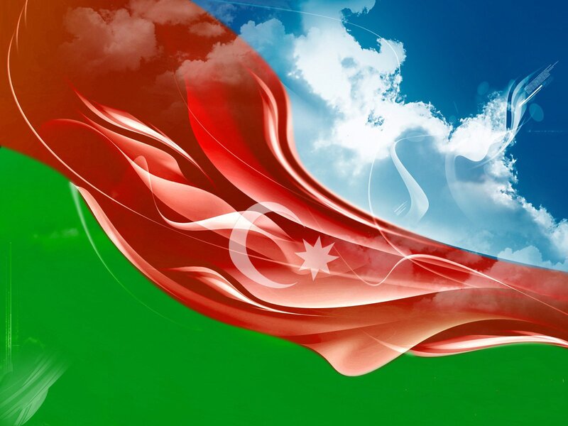 Azerbaijani Flag — Green