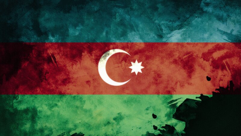 Azerbaijani Flag — Red