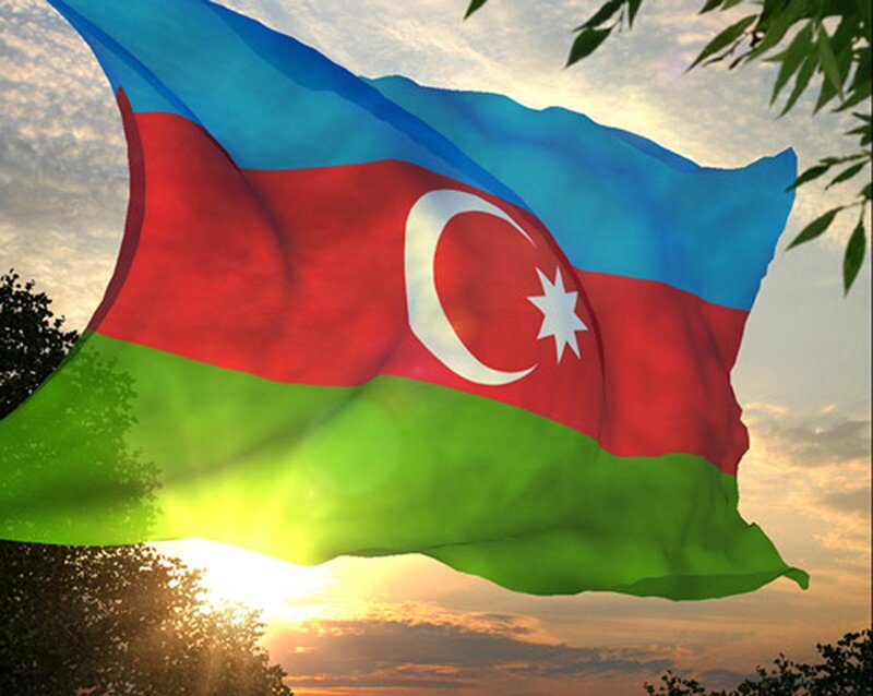 Azerbaijani Flag