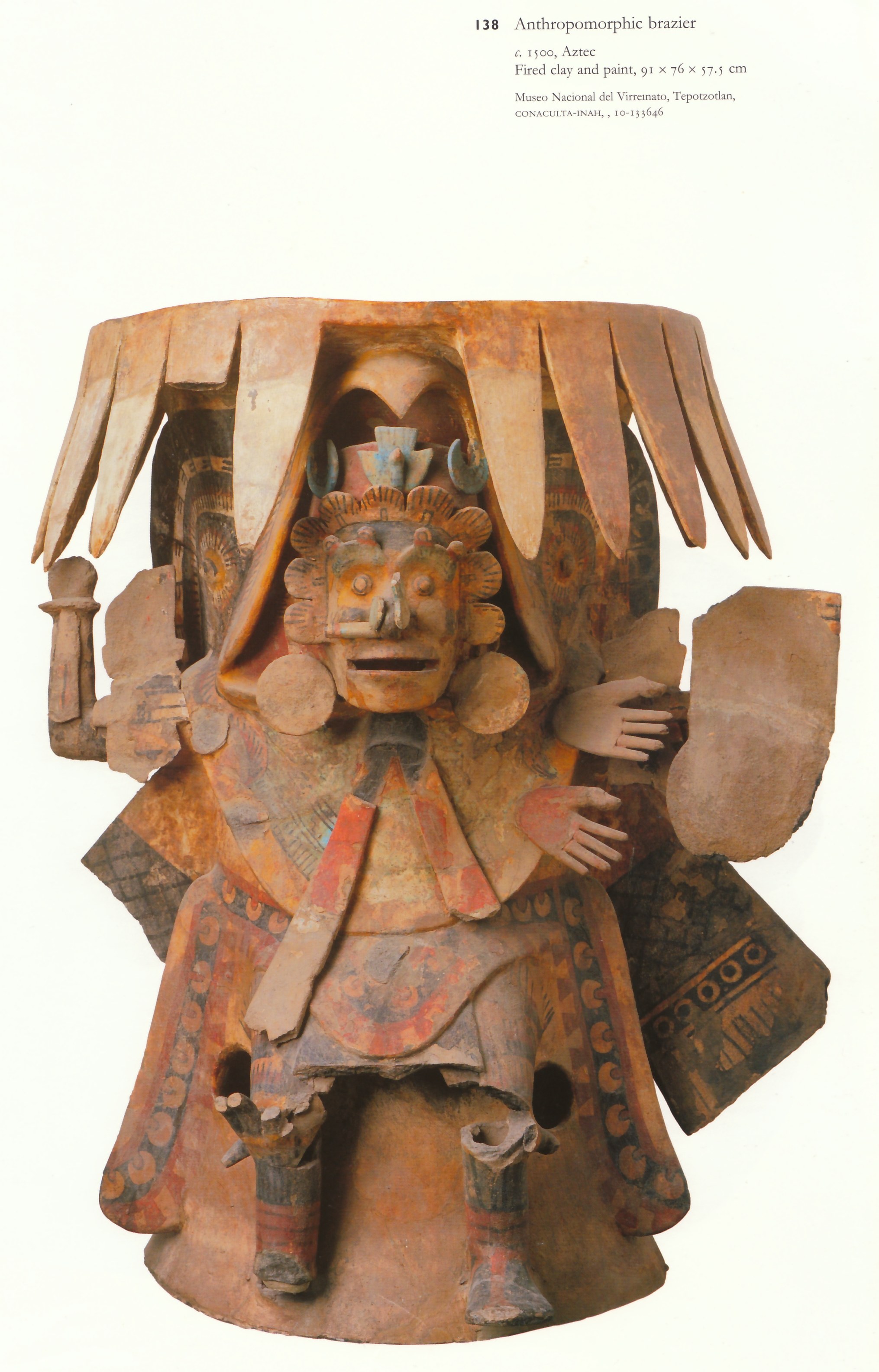 Aztec anthropomorphic vessel