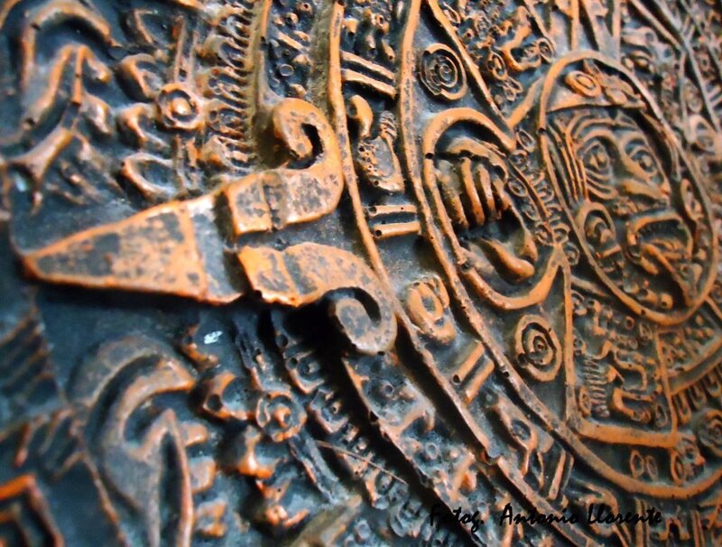 Aztec Calendar Stone — Brown, Historical