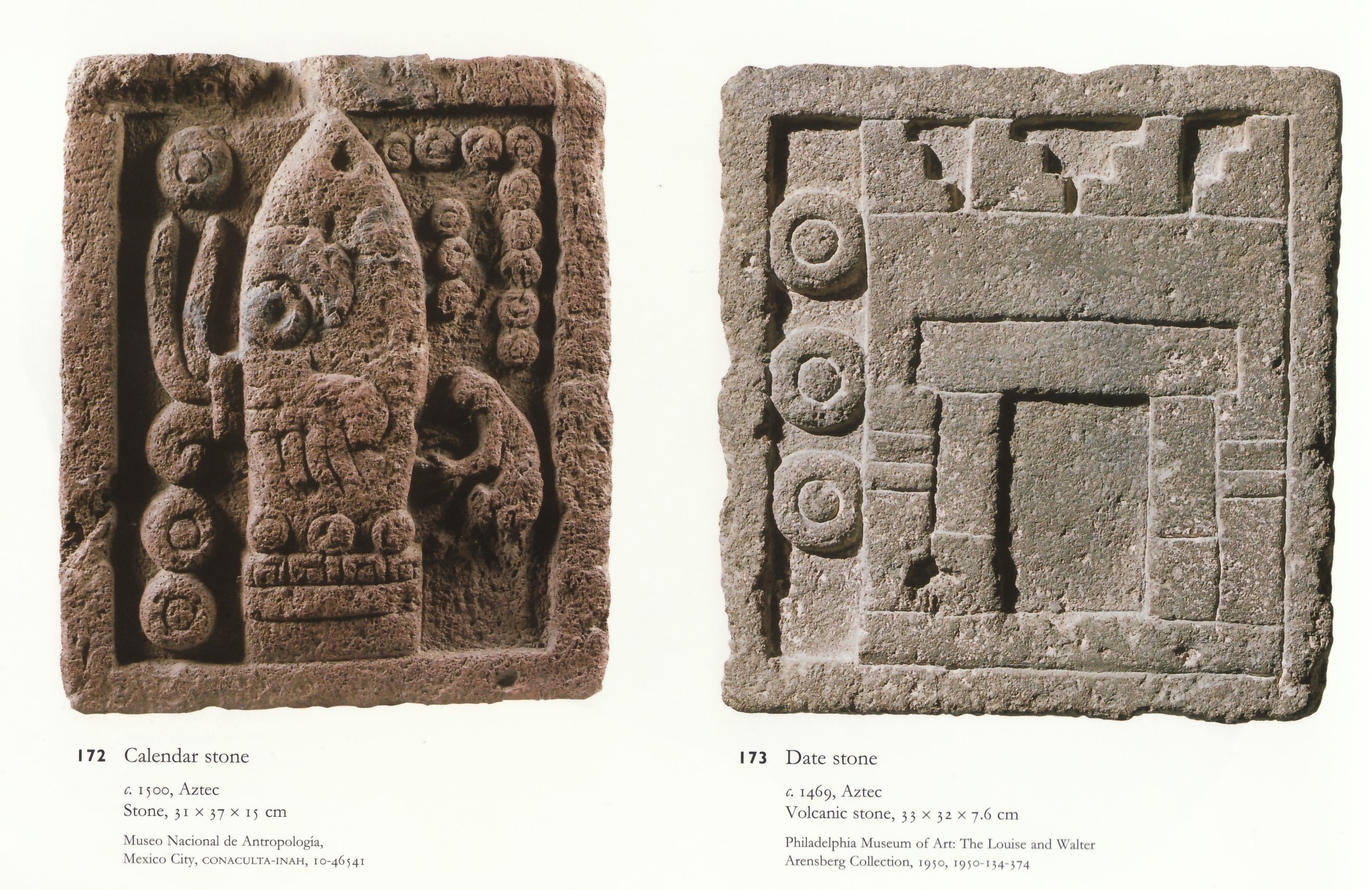 Aztec stone artifacts