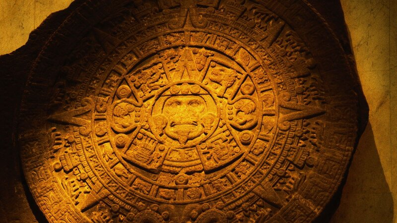 Aztec Sun Stone — Brown