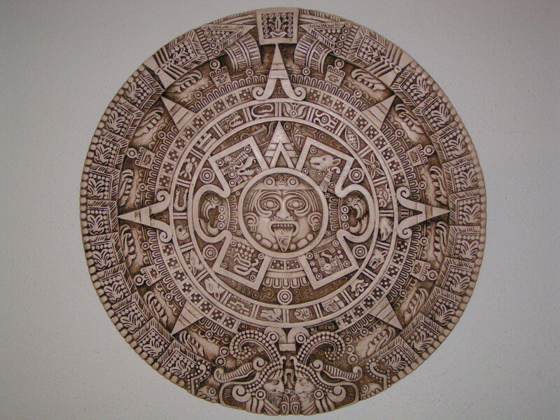 Aztec Sun Stone replica