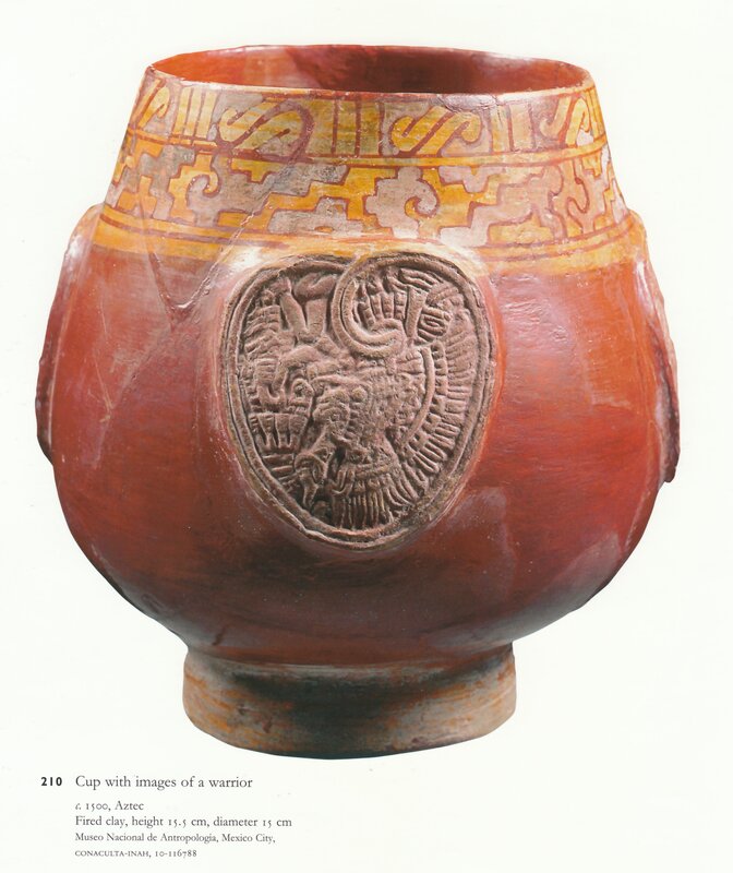 Aztec warrior cup