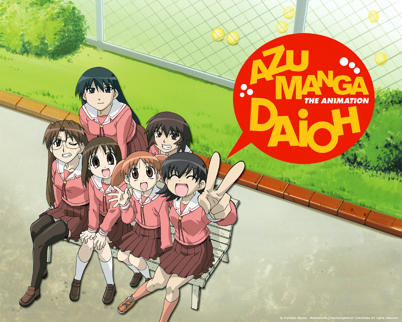 Azumanga Daioh anime characters