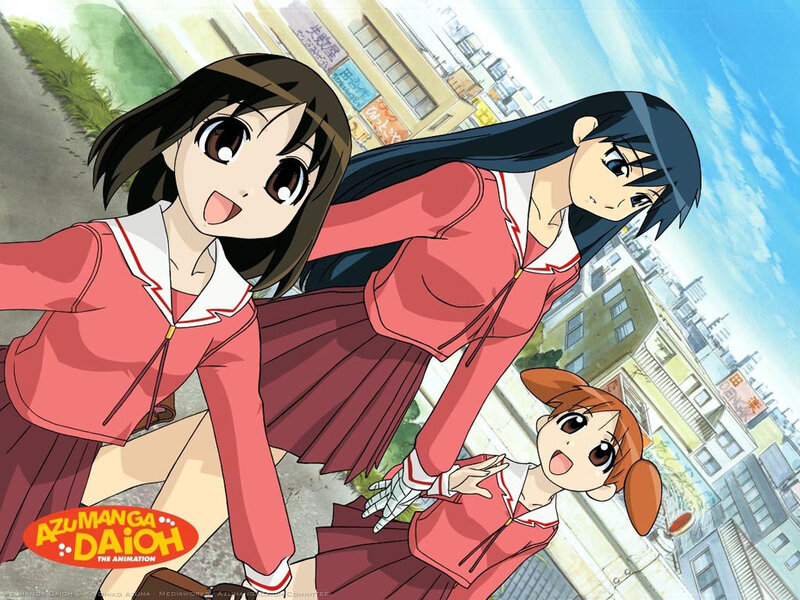 Azumanga Daioh anime characters