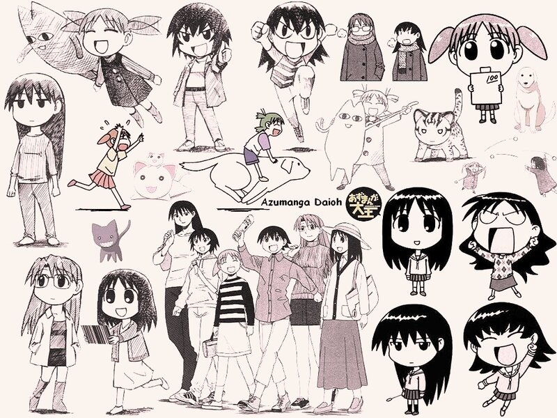 Azumanga Daioh character collection