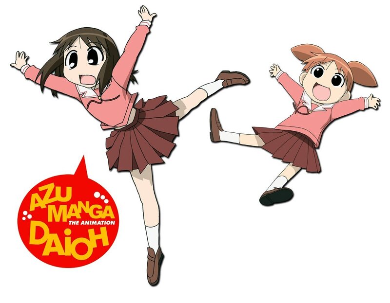 Azumanga Daioh characters in action