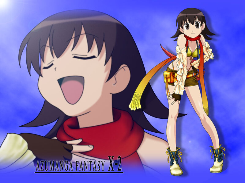 Azumanga Fantasy X-2 character art