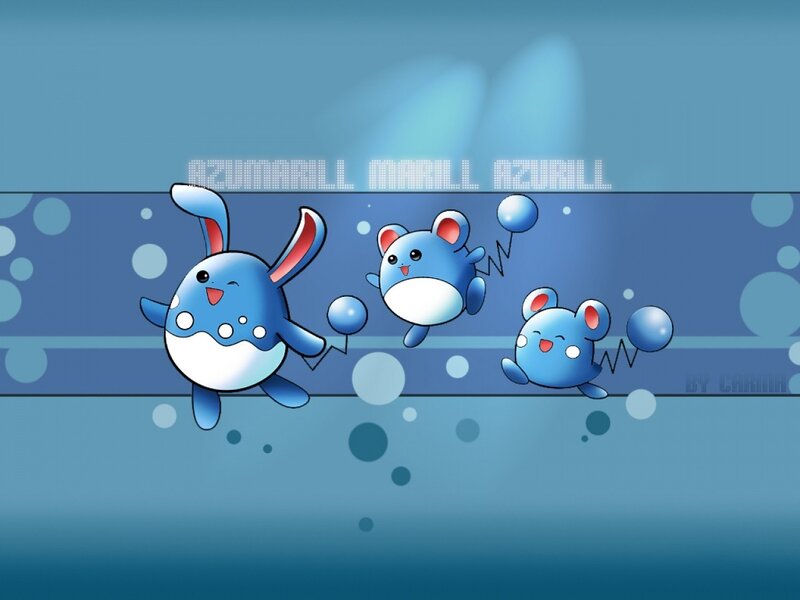 Azumarill and Marill characters