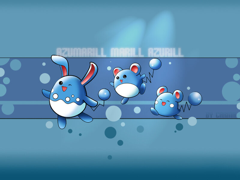 Azumarill and Marill characters