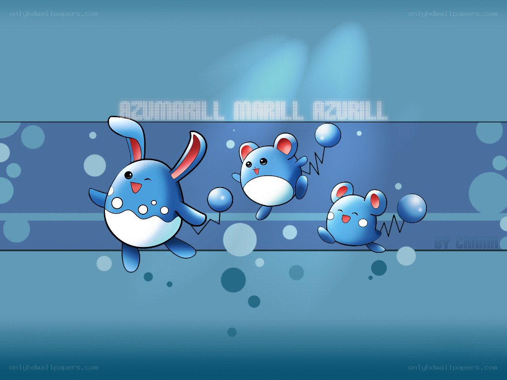 Azumarill and Marill characters