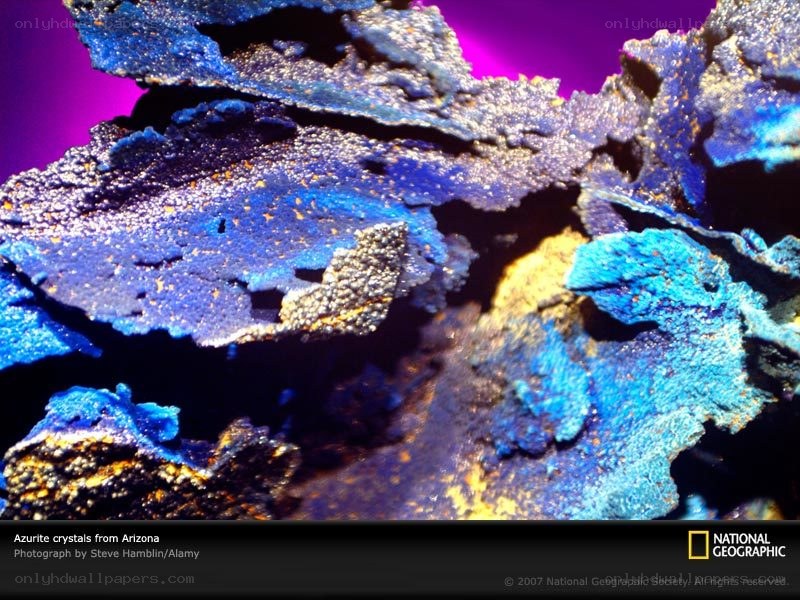 Azurite crystals from Arizona