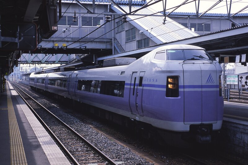Azusa train at station