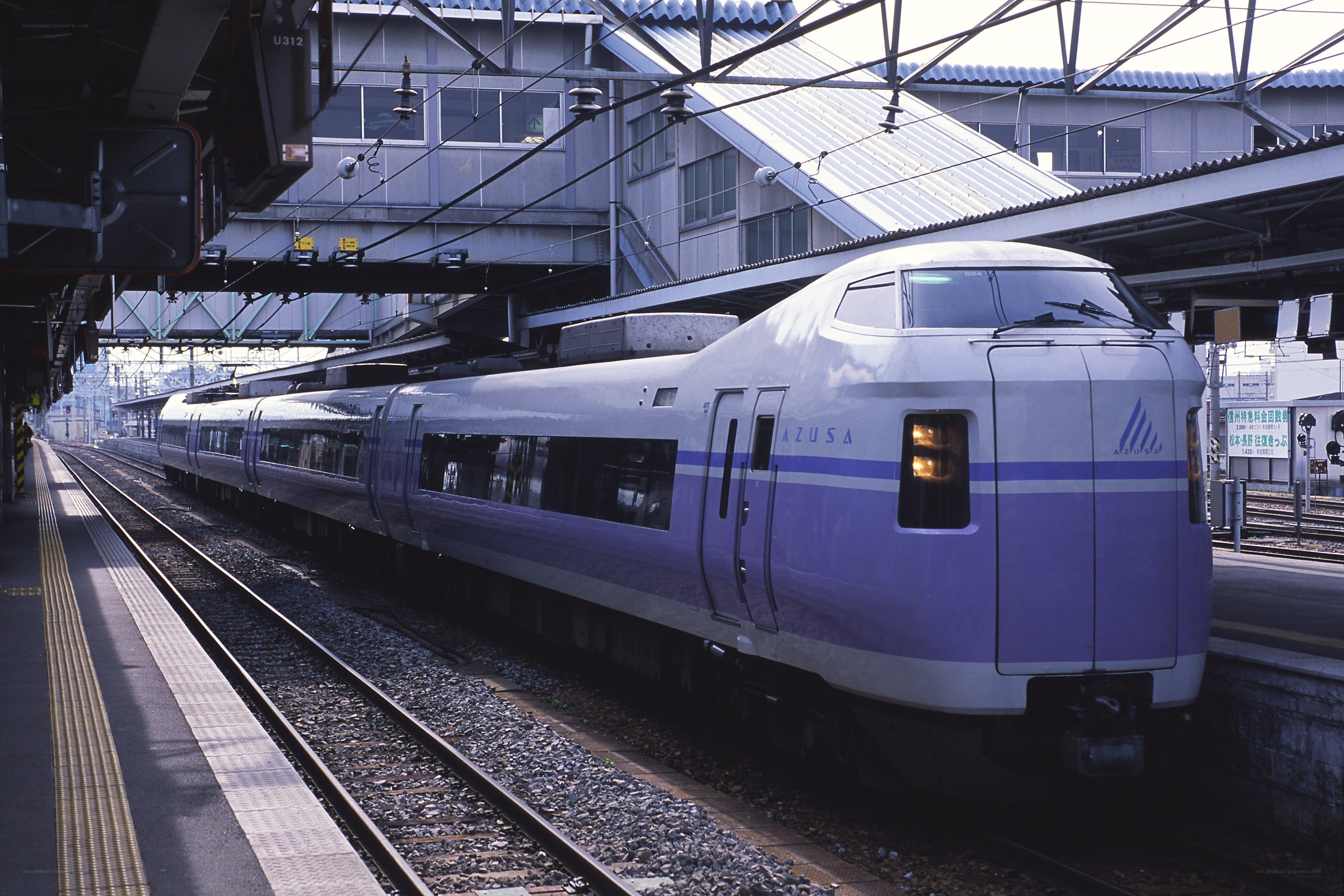 Azusa train at station