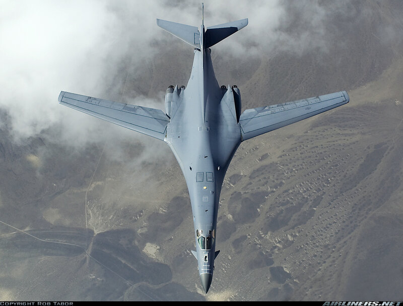 B-1 Lancer Bomber — Gray, Dramatic, Photograph, Aircraft