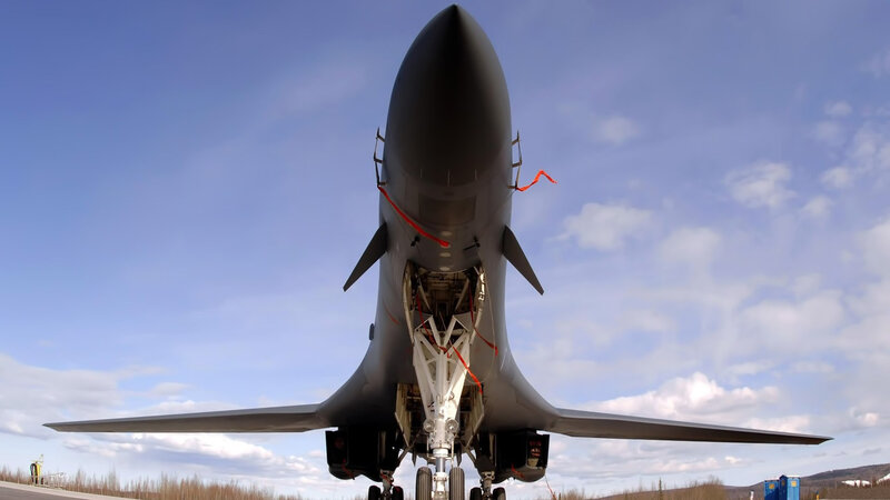 B-1 Lancer Bomber — Gray, Dramatic