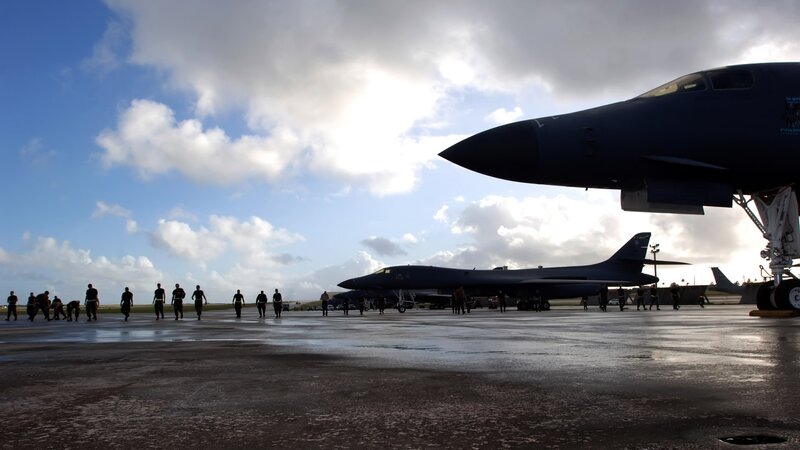 B-1 Lancer Bombers — Blue