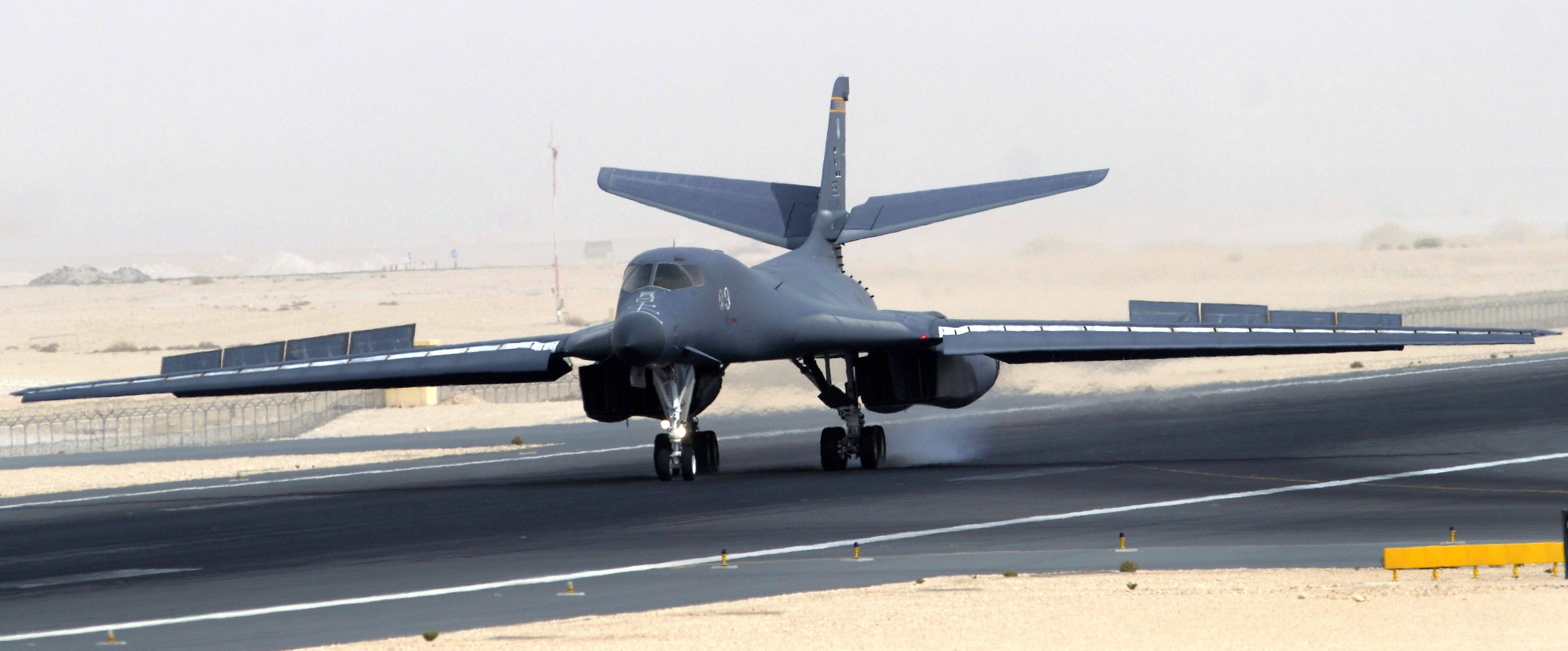 B-1 Lancer on runway