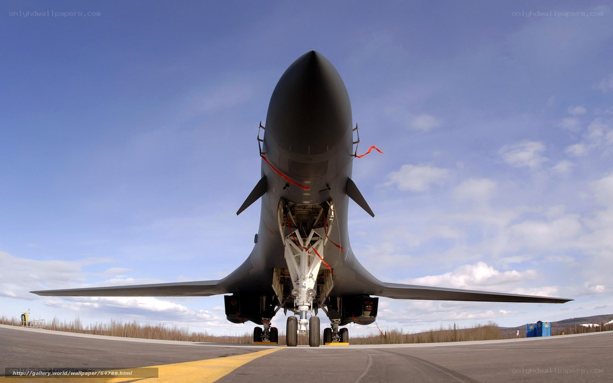 B-1 Lancer on the tarmac