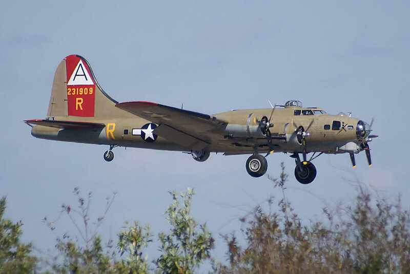 B-17 Bomber Aircraft — Tan