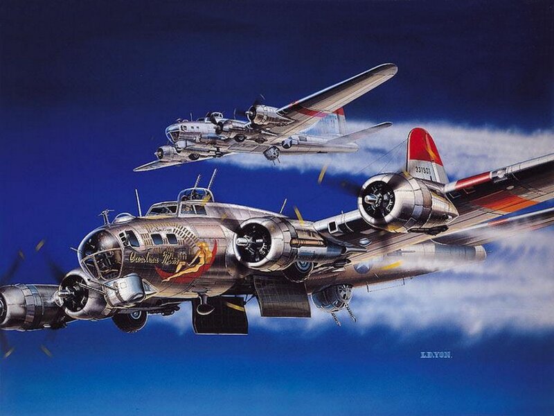 B-17 Flying Fortress bombers