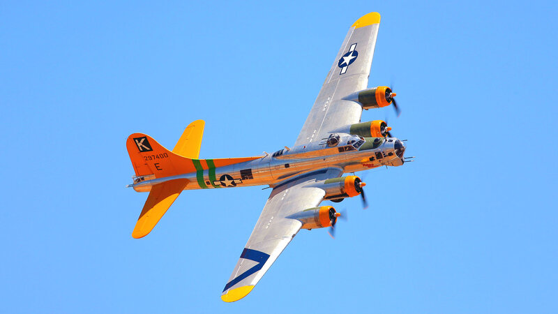 B-17 Flying Fortress in flight