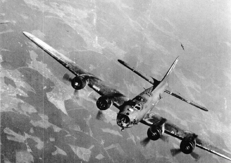 B-17 Flying Fortress in flight