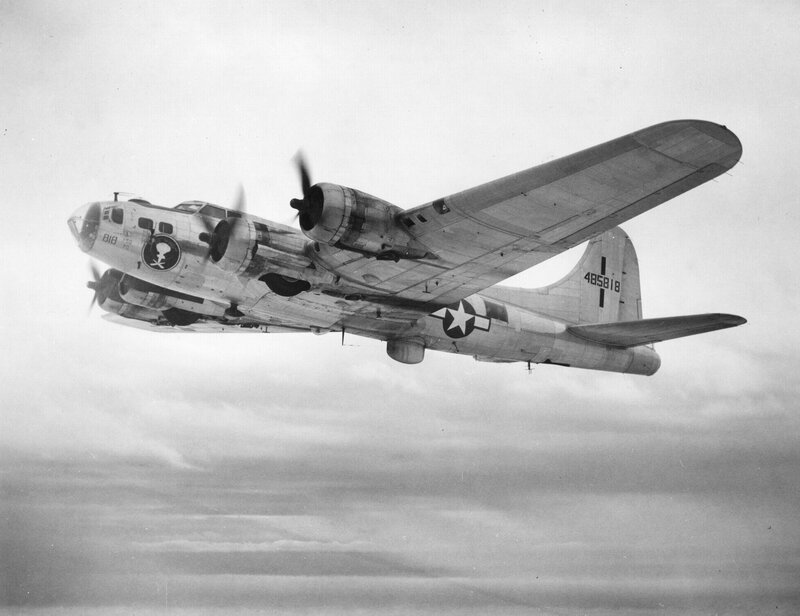 B-17 Flying Fortress in flight