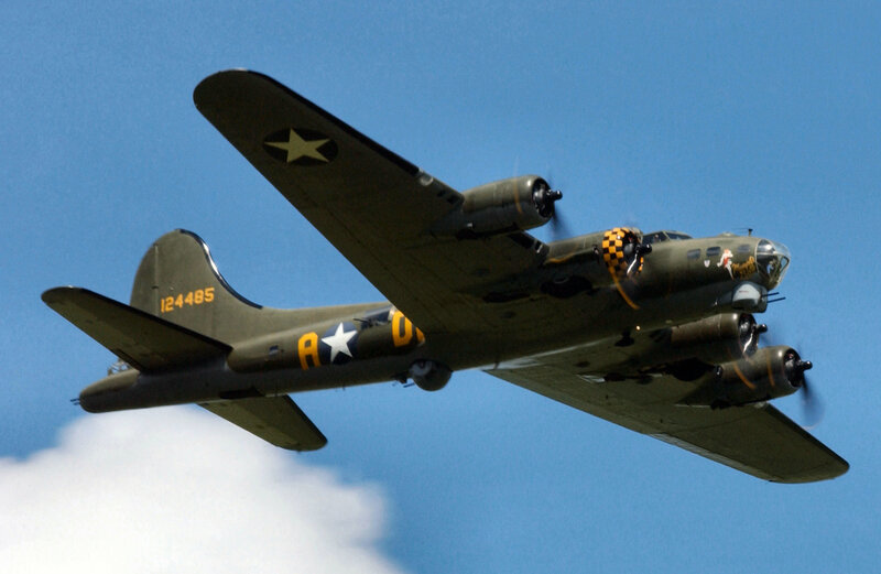 B-17 Flying Fortress in flight