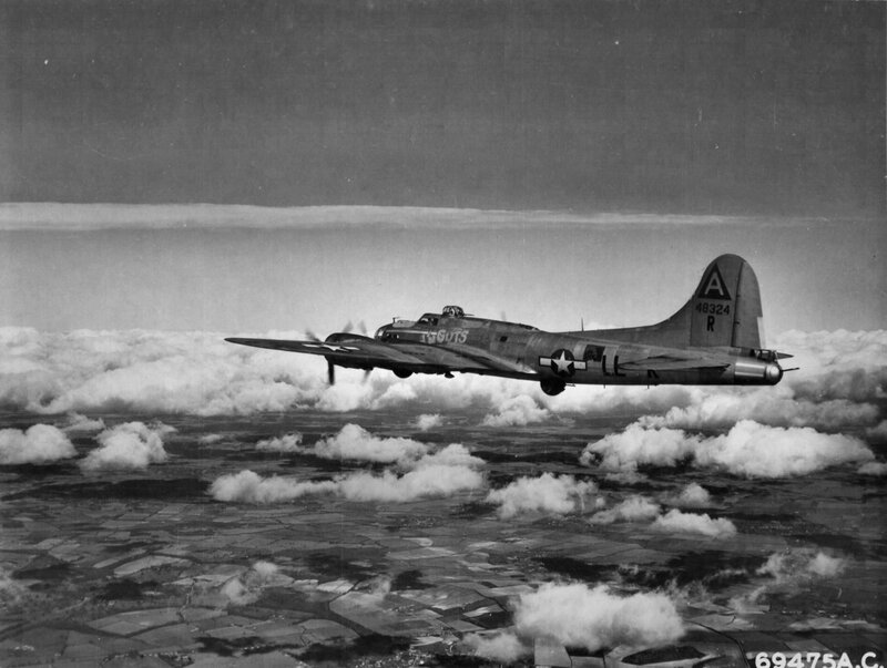 B-17 Flying Fortress in flight