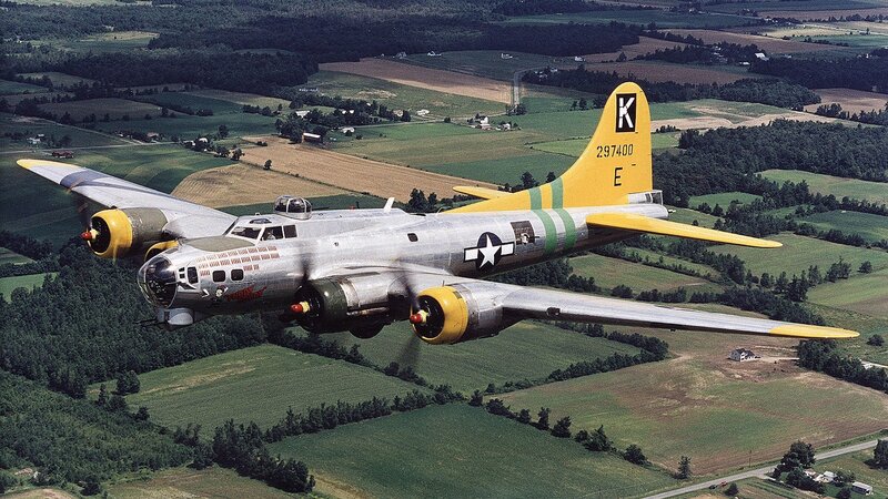 B-17 Flying Fortress in flight